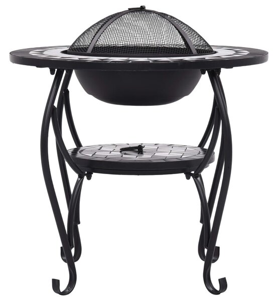 VidaXL Mozaik Tűztál Asztallal - 68cm