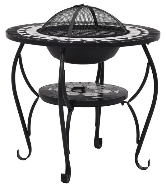 VidaXL Mozaik Tűztál Asztallal - 68cm