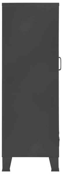 VidaXL Ipari Acél Irodai Szekrény - 75x40x120 cm