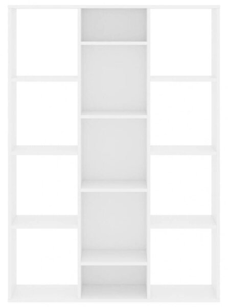 VidaXL Könyvespolc/Térelválasztó - Fehér - 100x24x140 cm