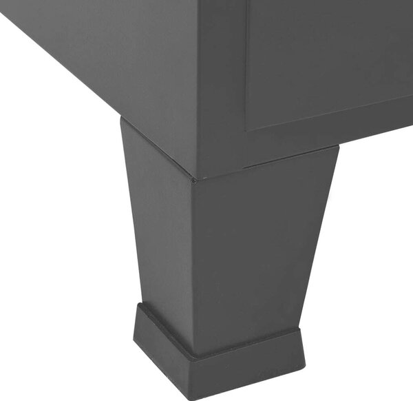 VidaXL Ipari Acél Irodai Szekrény - 75x40x120 cm
