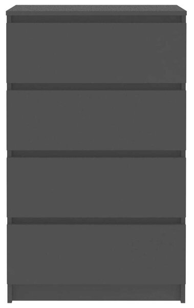 VidaXL fekete szerelt fa tálalószekrény 60 x 35 x 98,5 cm