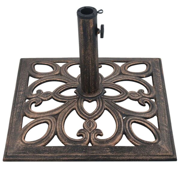 Öntöttvas Napernyőtalp - Bronz - 49 cm