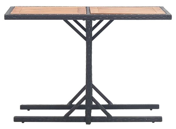 VidaXL Kerti Asztal - Akácfa és Polyrattan - 110x53 cm