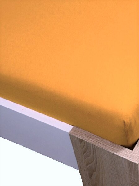 Homa jersey gumis lepedő narancssárga 60x120cm