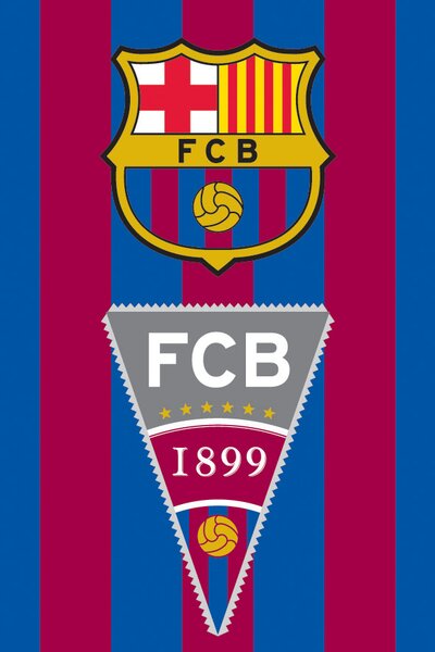 Fürdőlepedő FC Barcelona 40x60 cm