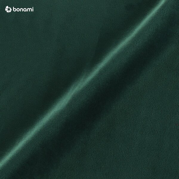 Sötétzöld bársony kárpitozott ágyneműtartós franciaágy ágyráccsal 180x200 cm Brody – Mazzini Beds