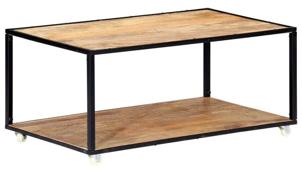 VidaXL tömör újrahasznosított fa dohányzóasztal 90 x 50 x 40 cm