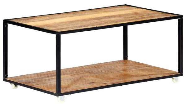 VidaXL tömör újrahasznosított fa dohányzóasztal 90 x 50 x 40 cm