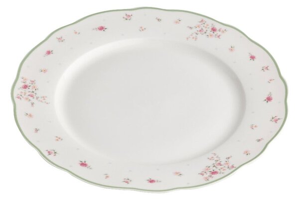 Fehér porcelán szervírozó tányér ø 34 cm Nonna Rosa – Brandani