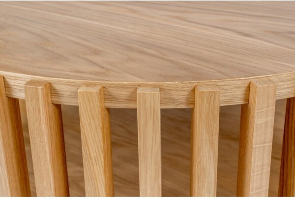 Drum tölgyfa dohányzóasztal, ø 83 cm - Woodman