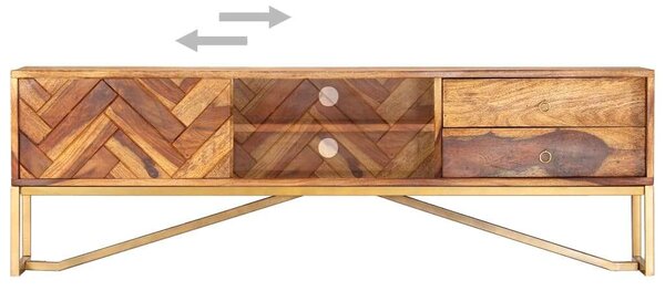 VidaXL Kelet-indiai Rózsafából Készült TV-szekrény - 140 cm