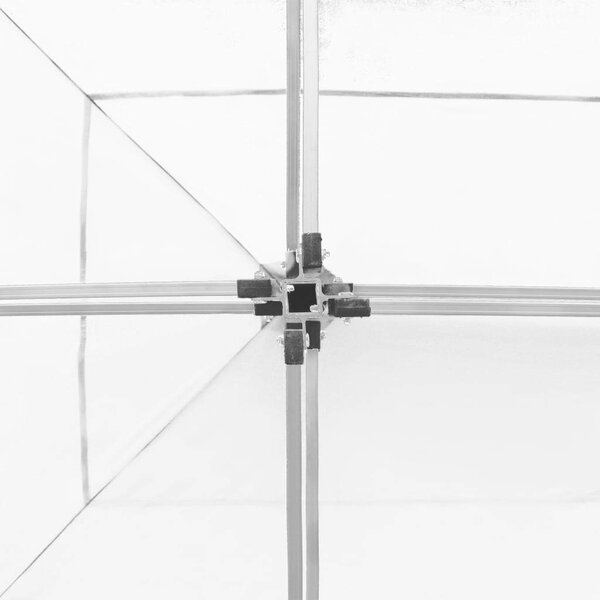 VidaXL Rendezvénysátor - Alumínium, 6x3m, Fehér