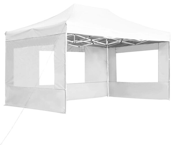 VidaXL Összecsukható Rendezvénysátor - Fehér - 4,5x3m
