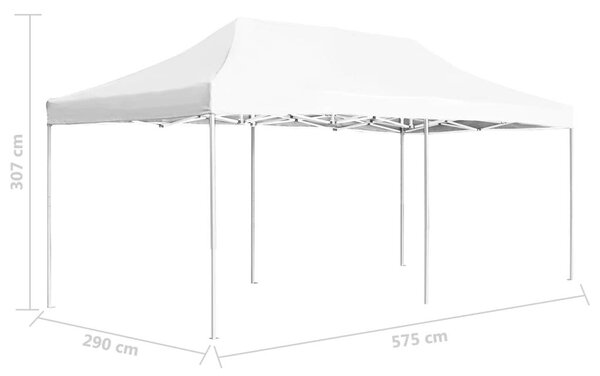 VidaXL Rendezvénysátor - Alumínium, 6x3m, Fehér