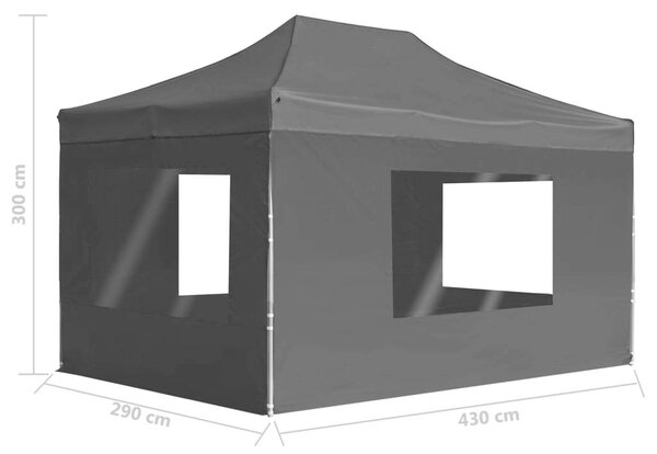 VidaXL Összecsukható Rendezvénysátor - 4,5x3m, Alumínium