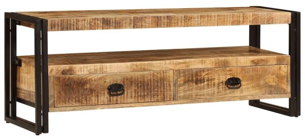 Mangófa TV-szekrény - 120x35x45 cm - 2 Fiók