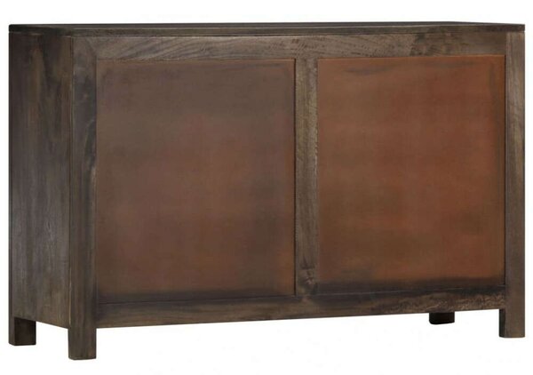 VidaXL faragott tömör mangófa tálalószekrény 110 x 35 x 70 cm