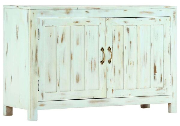 VidaXL világoskék tömör mangófa tálalószekrény 110 x 35 x 70 cm