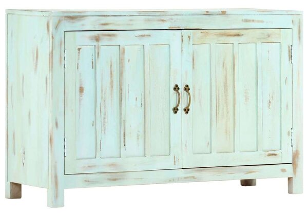 VidaXL világoskék tömör mangófa tálalószekrény 110 x 35 x 70 cm