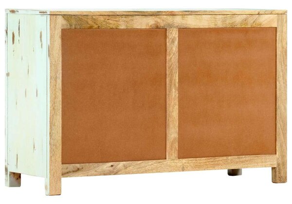 VidaXL világoskék tömör mangófa tálalószekrény 110 x 35 x 70 cm