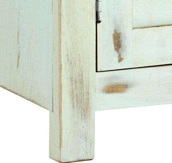 VidaXL világoskék tömör mangófa tálalószekrény 110 x 35 x 70 cm