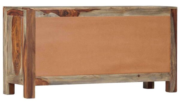 VidaXL szürke tömör kelet-indiai rózsafa tálalószekrény 100x30x50 cm