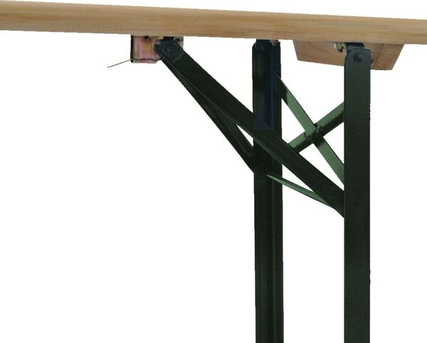 VidaXL összecsukható fenyőfa sörasztal 2 sörpaddal 220 cm