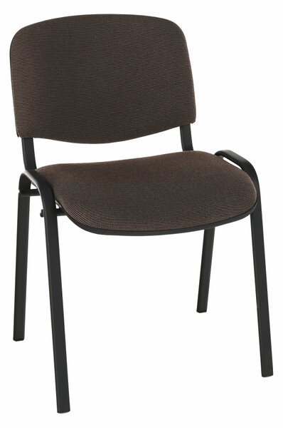 KONDELA Irodai szék, barna, ISO NEW