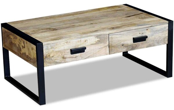 VidaXL Rusztikus Mangófa Dohányzóasztal - 100x60x40 cm