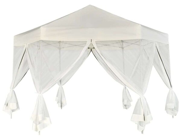VidaXL Hatszögletű Pop Up Pavilon - 3,6x3,1m