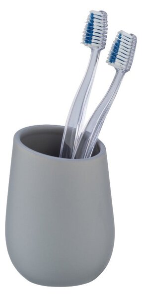 Badi szürke kerámia fogkefetartó pohár - Wenko