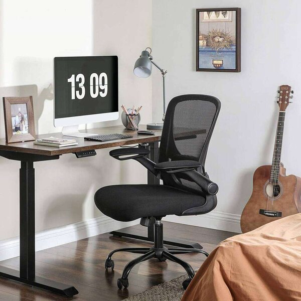 SONGMICS Ergonomikus Irodaszék - Állítható Deréktámasz - Összecsukható Kartámaszok