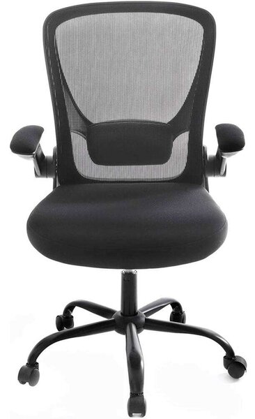 SONGMICS Ergonomikus Irodaszék - Állítható Deréktámasz - Összecsukható Kartámaszok