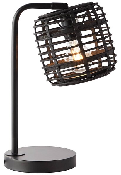 CROSSTOWN - 1 izzós rattan asztali lámpa; 1xE27 - Brilliant-93057/76