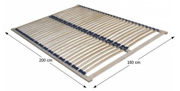 Lemezes ágyrács 200x180 cm Twinpack