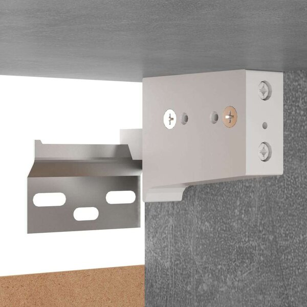 VidaXL 7 db betonszürke forgácslap TV-szekrény 30,5 x 30 x 60 cm