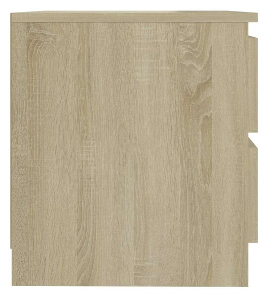 VidaXL Sonoma Tölgy Éjjeliszekrény 2 db-os Szett - 50x39x43,5 cm