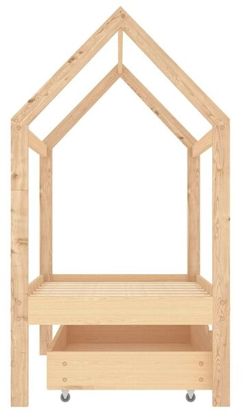 VidaXL Gyerekágy - Házikó Forma - 70x140 cm