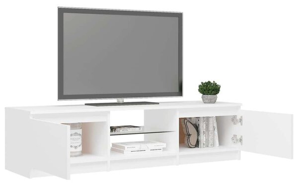 VidaXL LED TV-szekrény - Fehér - 140cm