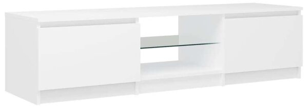 VidaXL LED TV-szekrény - Fehér - 140cm