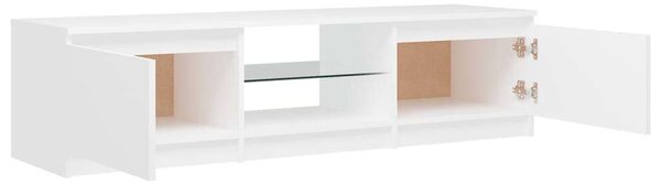VidaXL LED TV-szekrény - Fehér - 140cm