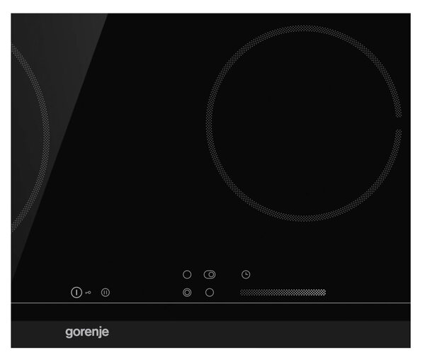 Gorenje ECS643BCSC Beépíthető kerámia főzőlap, 60cm, 4 főzőzóna, FishZone, Stop&Go, Fekete