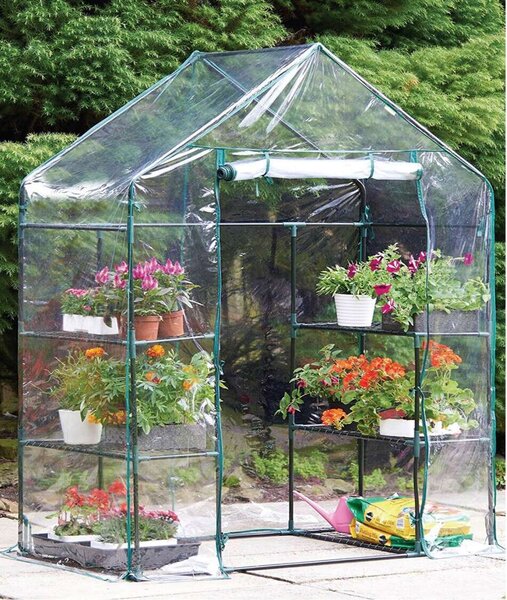 Gardenline kerti üvegház sátor acél szerkezetből
