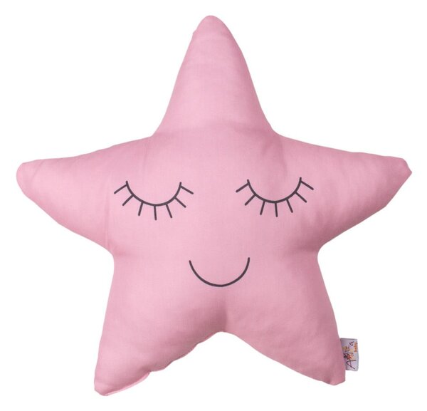 Pillow Toy Star rózsaszín pamut keverék gyerekpárna, 35 x 35 cm - Mike & Co. NEW YORK