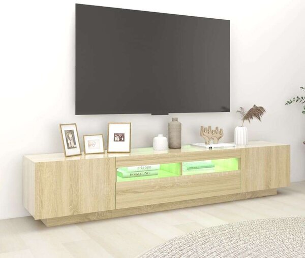 VidaXL TV-szekrény - Sonoma Tölgy - 200 cm