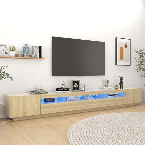 VidaXL TV-szekrény - Sonoma Tölgy - 300 cm