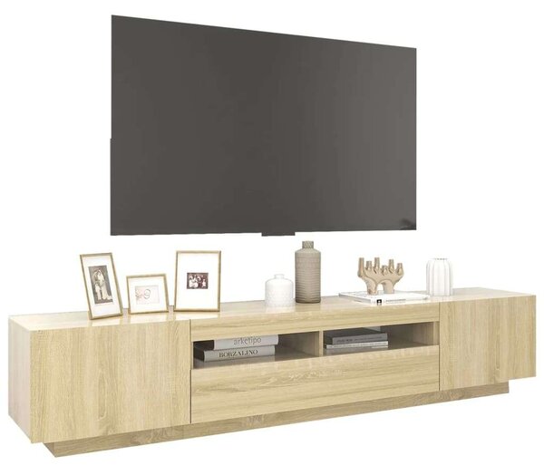 VidaXL TV-szekrény - Sonoma Tölgy - 200 cm