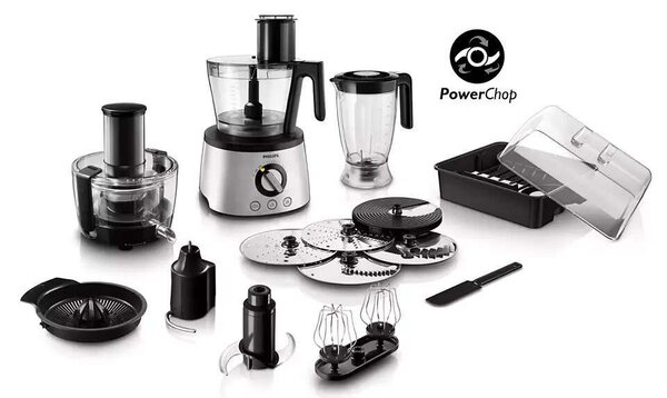 Philips Avance Collection HR7778/00 1300W Konyhai Robotgép, Ezüst-Fekete