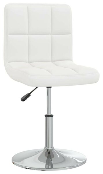 VidaXL Fehér Műbőr Forgószék - 2 db